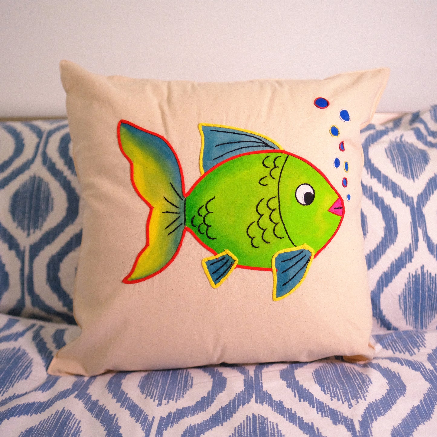 Fish Cushion Cover