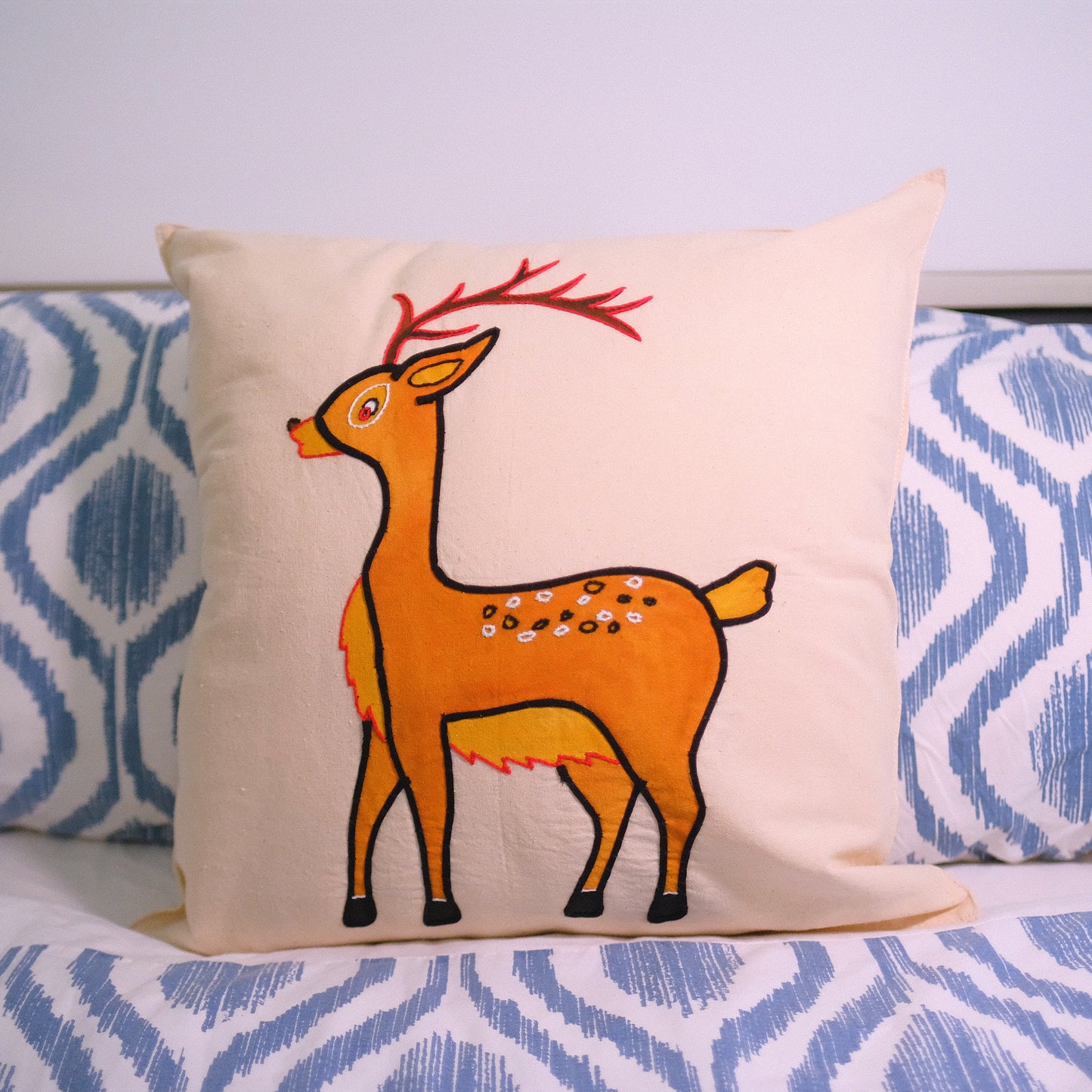 Reindeer Cushion Cover
