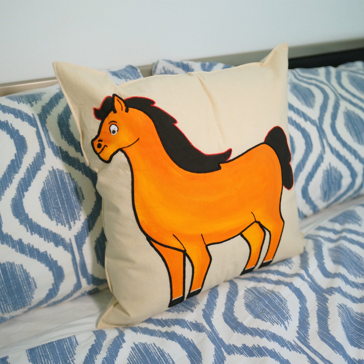 Horse Cushion Cover