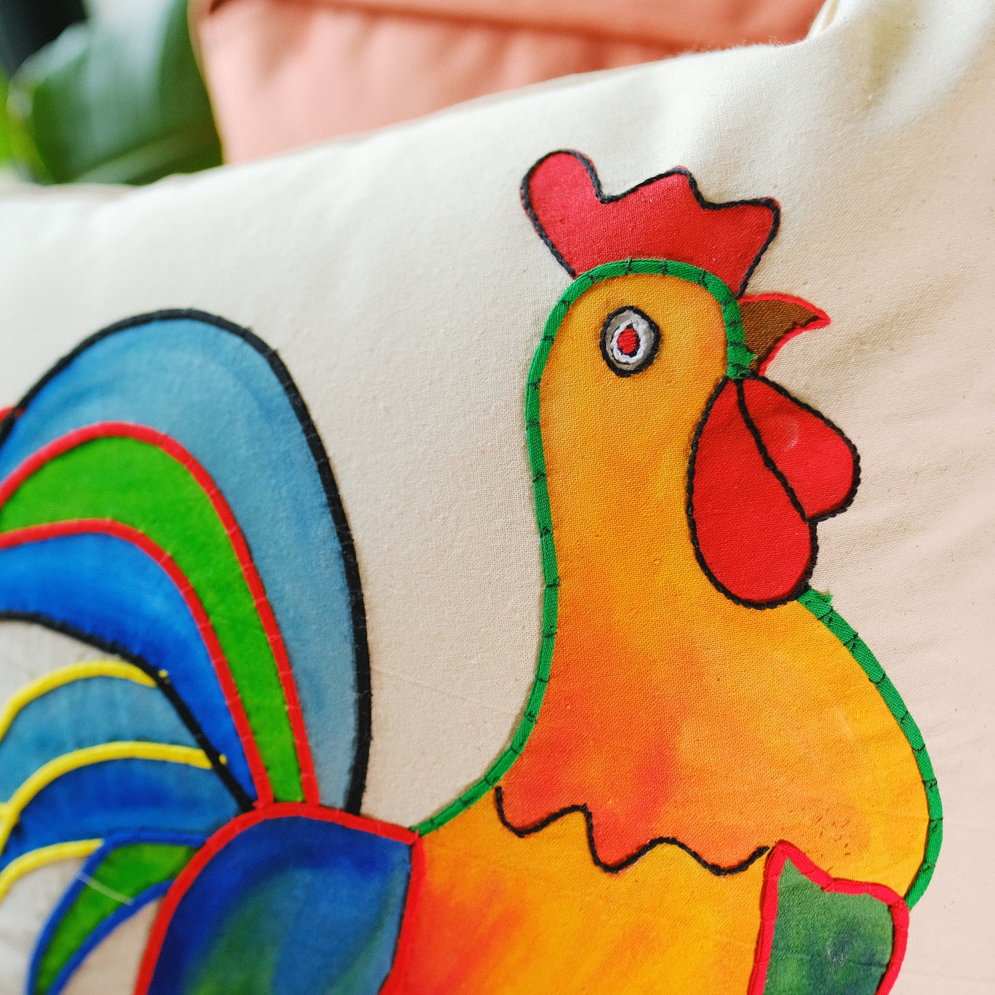Rooster Cushion Cover