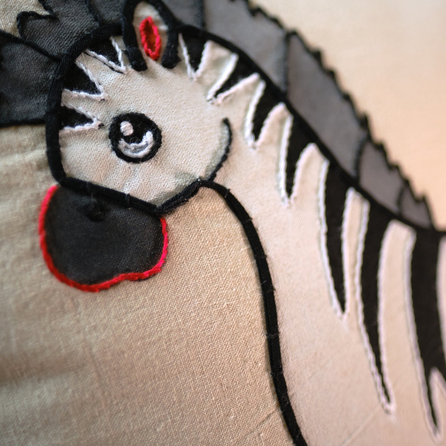 Zebra Cushion Cover