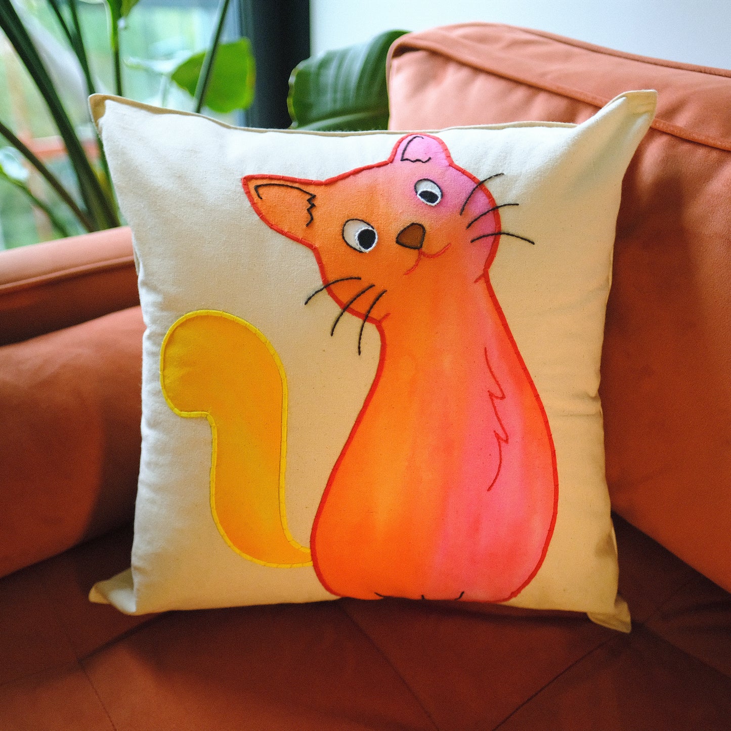 Cat Cushion Cover